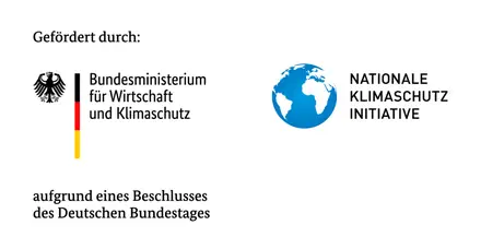 Gefördert durch: Bundesministerium für Wirtschaft und Klimaschutz – Nationale Klimaschutzinitiative – aufgrund eines Beschlusses des Deutschen Bundestages